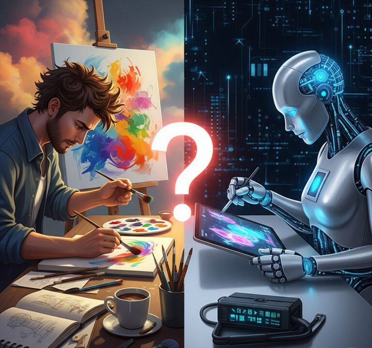 AI vs Human Creativity Where Do We Draw the Line